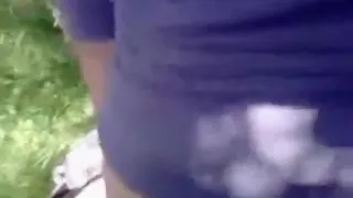 girl has a quickie atfter school in a local forest pov