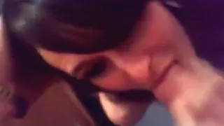 girl sucks her boyfriend  into erect mode and gets a hard doggystyle fuck with hair pulling
