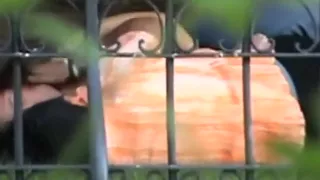 girl thinks nobody can see her sucking her boyfriend  in the park