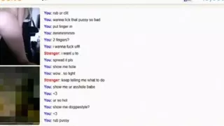 girl wants to help him cum. she'll do anything he wants on omegle.