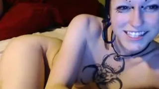 gothic girl makes a sextape with her nerdy boyfriend 