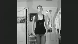 Happy valentine's day, love. girl sings and strips for her asshole bf.