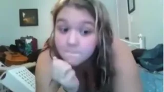 Horny fat girl plays with herself in the bathtub and gets dressed in her bedroom