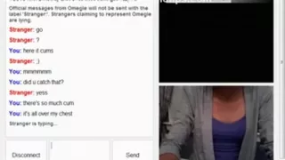 Horny small titted girl plays with her hairy pussy for a stranger on omegle