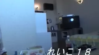 Hot asian girl sucks cock and gets her hairy pussy missionary fucked