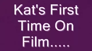 Hot brunette sucks cock for the first time on cam