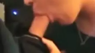 hot nerdy girl gets a clitpiercing, sucks off her boyfriend  and swallows.