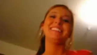 Hot white girl blows her black bf's cock pov