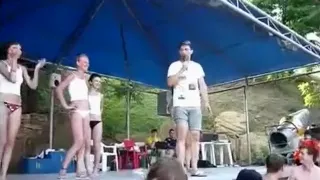 Love the guy that just wants to bump the girls asses with his dick