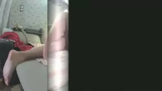 making a sextape with the girlfriend  on the couch