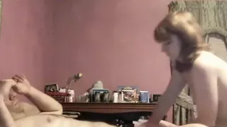 Mature brunette has 69, cowgirl and missionary sex with her man.