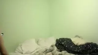 nerdy glassed american girl makes a sextape with her chubby boyfriend 