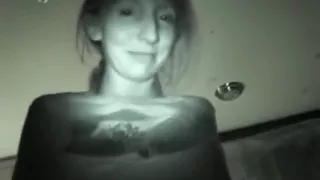 Nightvision sextape in the kitchen