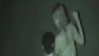 Party couple fucks at the beach and doesn't give a shit about people passing by