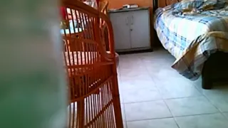 Pattaya girl sucks and rides a fat party guy, until he cums.