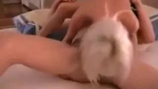 Petite girl gets her tight asshole creampied with dick sauce