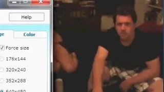 Ponytailed girl has oral, cowgirl, doggystyle and missionary sex on the sofa.