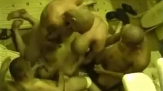 Russian army scandal. 1 girl gets fucked in group in the military complex