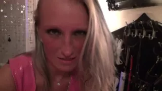 Two chicks fuck my ass with toys in amatur porn clip