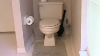 Hot Blonde babe masturbates until she squirts.