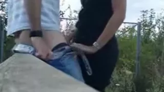 Hidden camera films legal age teenager wench engulfing rod.