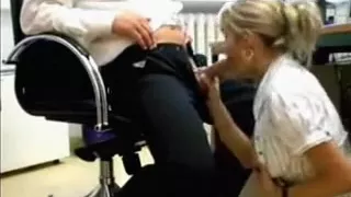 Sexy blond chick is looking for a raise