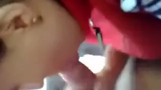 Bulgarian bitch rubs, and sucks an lustful ramrod.