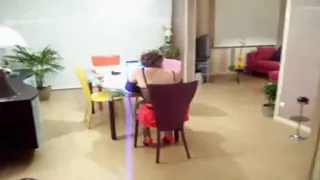 French legal age teenager sucks and bonks a hard knob.