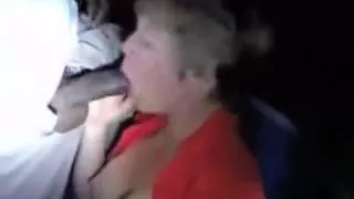 Older mother receives drilled by different weenies outside.