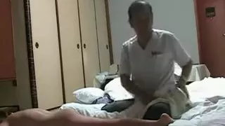 A masseuse takes advantage of a sexy legal age teenager