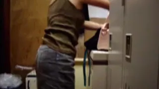 Kazu-kun of the album. That Babe and the H image + movie scene workplace change of clothing stolen Taking Picture clip outflow