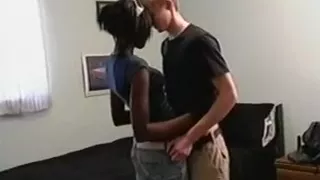 Darksome cutie has great chemistry and sensuality with white dude