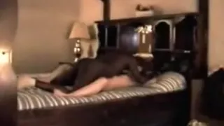 Brunette Hair wife with paramour whilst spouse watches