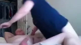 Chunky girlfriend licked and drilled