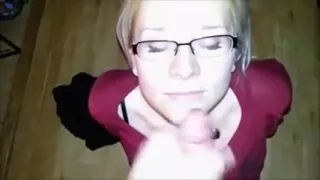 Conservative UK wife sucks and receives a fine facial