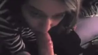 Cute cutie with pierced tongue blows large shlong