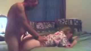 Chubby wife with massive booty drilled by hubby