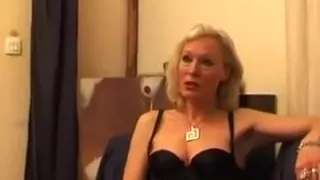 French blond older wife dream to make porn movie scene