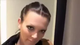 Gernan cutie can't live without dressing room facual cumshots