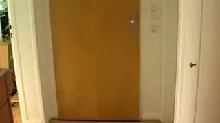 Greeted at the door with a oral stimulation