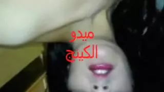 Sexy Egyptian arab hotty makes a movie scene for boyfriend