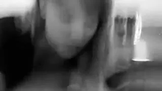 Hawt sex and facial in B&W