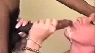 Hubby films wife engulfing biggest jock