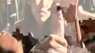 Japanese babe likes white ramrod