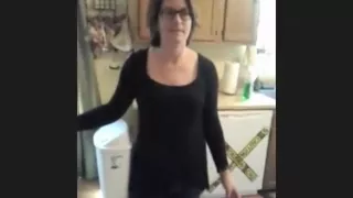 Nerdy housewife sucks off hubby and swallows