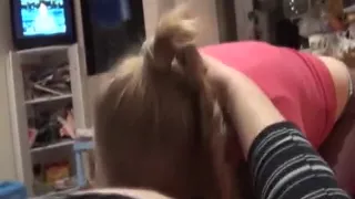 Russian girl sucks him off POV