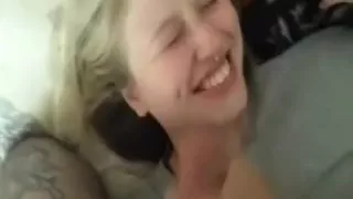 Shy hotty receives a facial