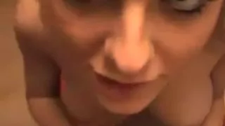 gal head on her knees