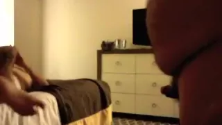 Amateur threesome with three strangers