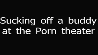 Einen Kumpel im Porno-Theater verschlingen